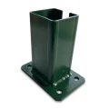 Base til hegnsstolpe 80x80 mm 8 mm grøn 000-787 (1)