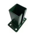 Base til hegnsstolpe 80x80 mm 8 mm grøn 000-787 (2)