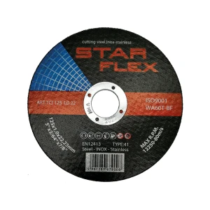 Star Flex – skæreskive til stål og rustfrit stål 125×1,0 mm WA60T-BF type 41