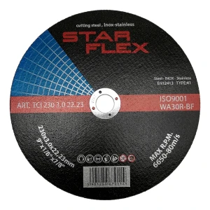 Starflex skæreskive til stål og INOX 230 × 3,0 mm type 41