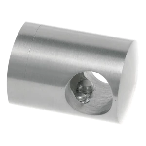 PSG gennemgående balustradeholder til stang Ø 12 mm – AISI 304 satineret, montage til flade