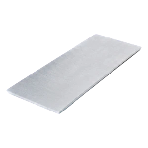 Kozza – flad sidedæksel til U-profil til helglasgelænder 124×50 mm satin