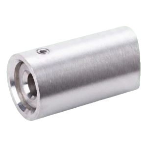 Aksielt beslag til gelænder fi 42,4 mm til vægmontering – rustfrit stål AISI 304 satin