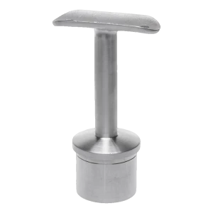 PSG gelænder støtte 42,4 mm klistret – rustfrit stål AISI 316 satin