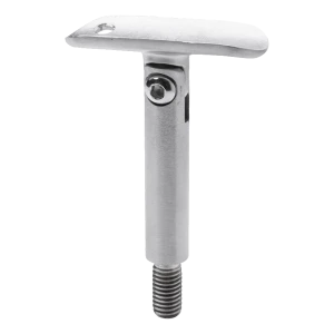 Ledstang støttestang med led fi 12×75 mm AISI 304 – system 42,4 mm, gevind M8