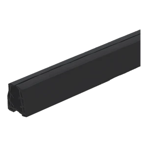 Gummitætning til påsatshåndtag på glas 8–11 mm, 24×24 mm, sort