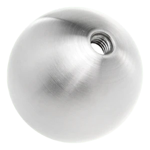 Gevindbold balustradekugle fi 80 mm rustfrit stål AISI 304 satin M10