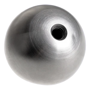 Fuld gevindkugle fi 25 mm til gelænder - rustfrit stål AISI 304 satin, M8 gevind