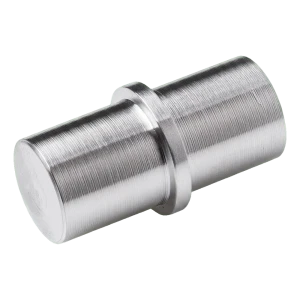 Lige balustradekobling til rør ø 16 mm – rustfrit stål AISI 304, satin