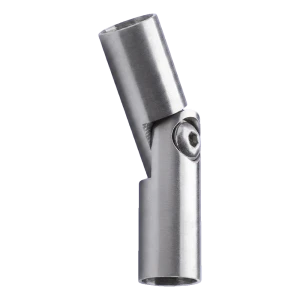 Drejevinkel til gelænder 90°–180° til stang Ø 12 mm – rustfrit stål AISI 304 satineret