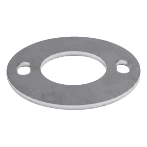 Gelænderstolpe base til svejsning fi 80 mm – rustfrit stål AISI 304, system 42,4 mm