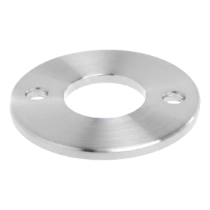 Gelændersøjle fundament til svejsning Ø80 mm – rustfrit stål AISI 304 satin