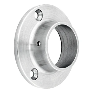 Gelænder monteringsflange til rør 42,4 mm – rustfrit stål AISI 304 satin
