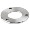 Gelændersøjle-bund til svejsning fi 85 mm – rustfrit stål AISI 304 satin, system 42,4 001-188 (1)