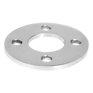 Gelænderstolpe base til svejsning ø 100 mm – rustfrit stål AISI 304 satin