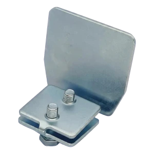 PSG afslutning af skydeportens køreskinne 68x68 galvaniseret