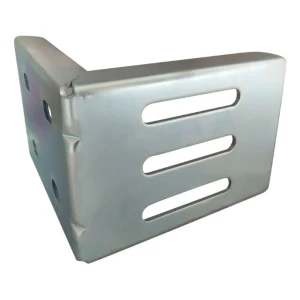 PSG beslag til glideskinneholder til skydedør i stål 150×120 mm