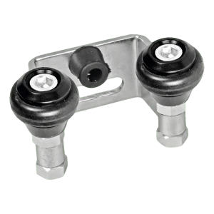 PSG øvre holder til skydebom med gummerede ruller – rulleafstand 60 mm