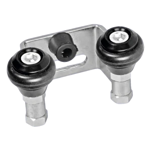 PSG øvre holder til skydport med gummerede ruller – afstand 80 mm