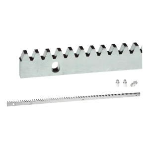 PSG tandstang af galvaniseret stål til skydeporte 1000 mm modul 4