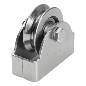 PSG – stål kørerulle V ø 68 mm til skydende skinneport