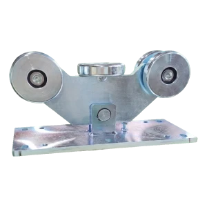 PSG portskydekøretøj 5-rullet til skinne 140 mm – stålruller ⌀126 mm