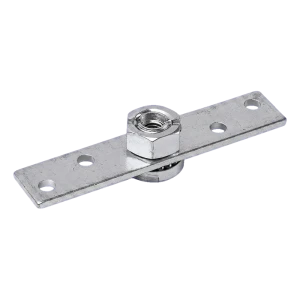 PSG stål monteringsplade til skydedør ruller 100×20 mm