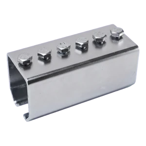 PSG skinnesamler til hængende port 59×62 mm galvaniseret