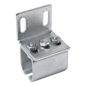 PSG sideophæng til skydeporthovedbjelke 50×46 mm – galvaniseret, justerbar