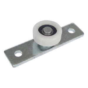 PSG – nylon føringsrulle til hængt port ø40 mm med monteringsplade