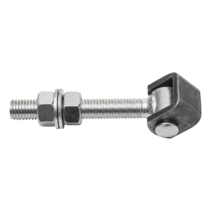 PSG justerbart hængsel skruemonteret langt M18 L150 mm til fløjporte