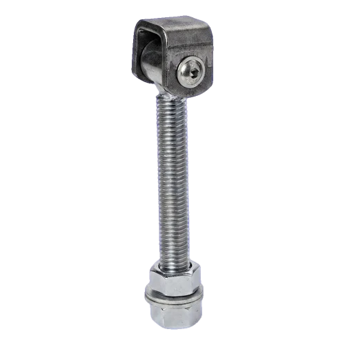 Justerbart langt hængsel til fløjporte M18 stål forzinket 001-343 (2)